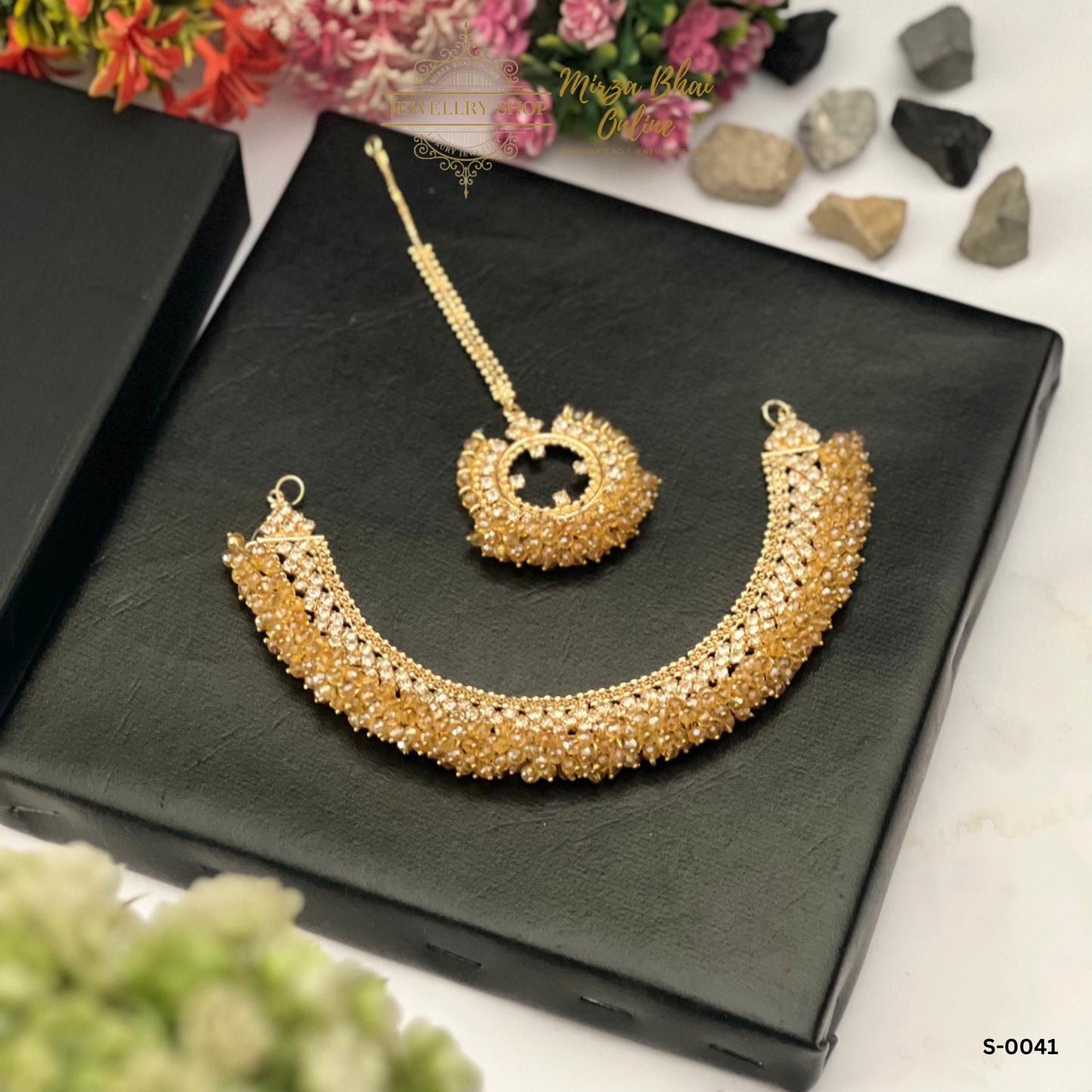 JUST SET WITH TIKKA SINGLE PIECE (S-0041)